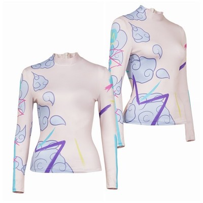 Anime Arcane: League of Legends Season 2 Jinx Cosplay Uniform Tattoo Printed Top