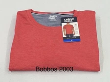 Lands' End Men's Classic Fit 4-Way Stretch Tee, Red, Size L