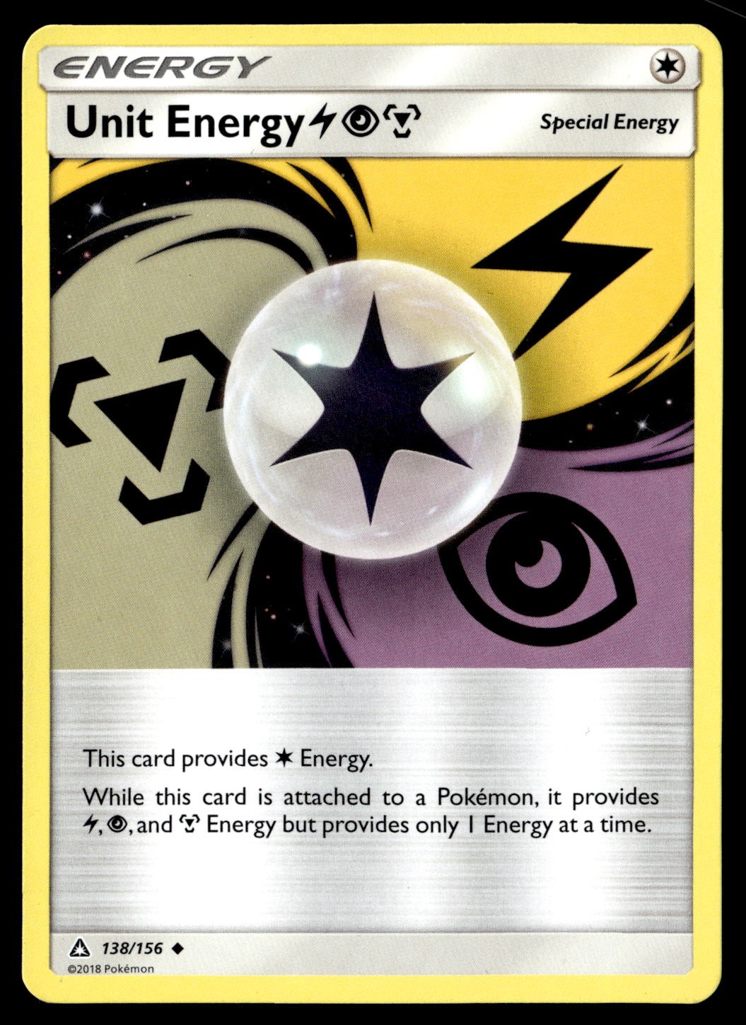 Unit Energy LightningPsychicMetal 138/156 Uncommon Ultra Prism Pokemon LP