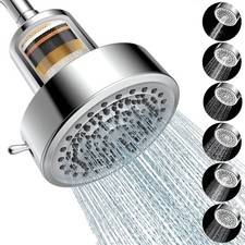 Filtered Shower Head, Shower Head with Filters for Healthy Hair Skin