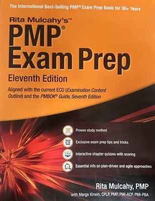 PMP EXAM PREP - Eleventh Edition - Rita Mulcahy - paperback - FREE SHIPPING