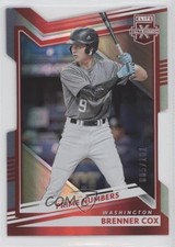 2022 Panini Elite Extra Edition Prime Numbers C Die-Cut 5/181 Brenner Cox 0v7