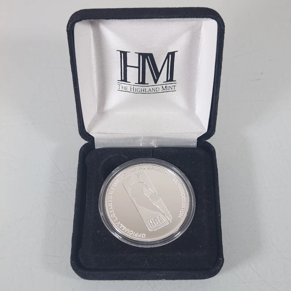 Moneda medallón coleccionable Stephen Curry Golden State Warriors de la NBA Highland Mint Foto 3 de 4