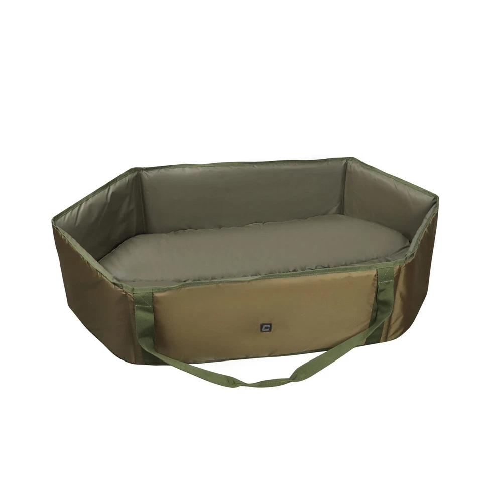 Carp Cradle Fishing Unhooking Mat Oval Green With Carry Bag - Carper Tackle - Image 3 of 4