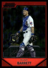 Michael Barrett 2007 Bowman Chrome #28 Cubs MLB READ FREE SHIPPING AutographDen