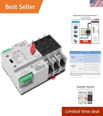 Three Phase 100A Automatic Transfer Switch -  Protection and Easy Control