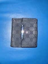 Gucci GG Black Trifold Wallet