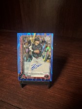 2025 Topps Chrome Update Rookie AUTO Tim Tawa #AC-TT Blue RayWave 047/150 RC SP