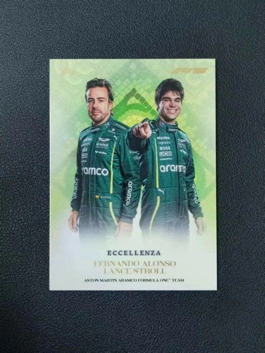 2025 Topps Eccellenza F1 Fernando Alonso Lance Stroll LA SQUADRA QCC 2