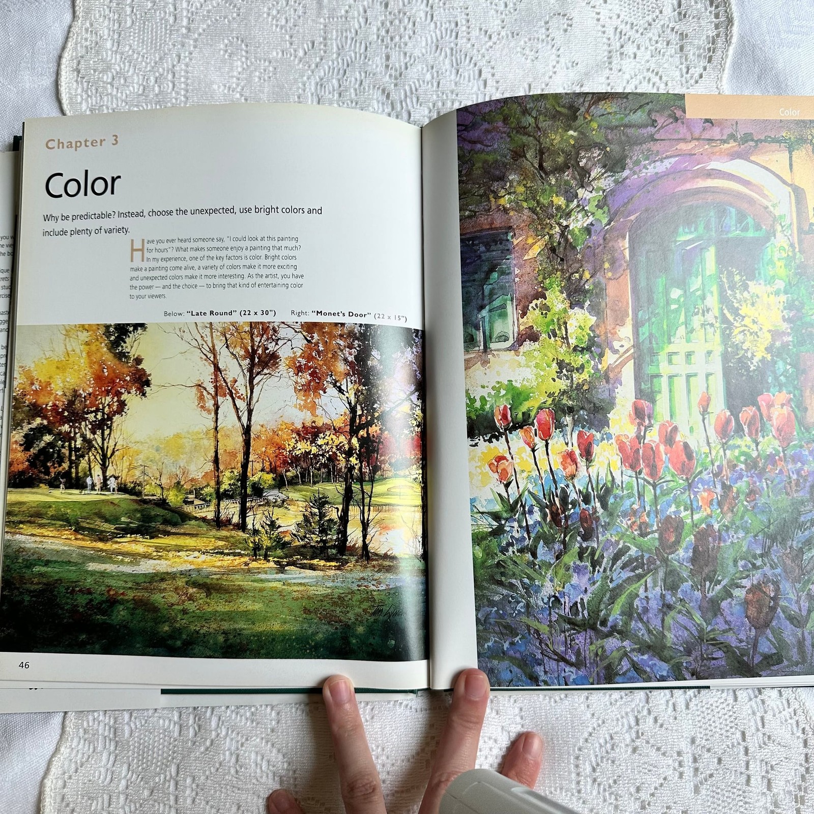 SIGNED COPY of Tom Lynch's Watercolor Secrets Hardcover Book 