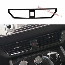 Consola central de titanio negra para VW Jetta MK7 2019-24 moldura de ventilación de salida de aire acondicionado