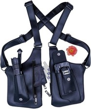 Premium Leather Underarm Shoulder Bag for Men, Anti-Theft Double Shoulder Armpit