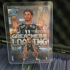 Topps Bowman Chrome Greatness Loading Refractor Carter Bryant GL-14 Spurs