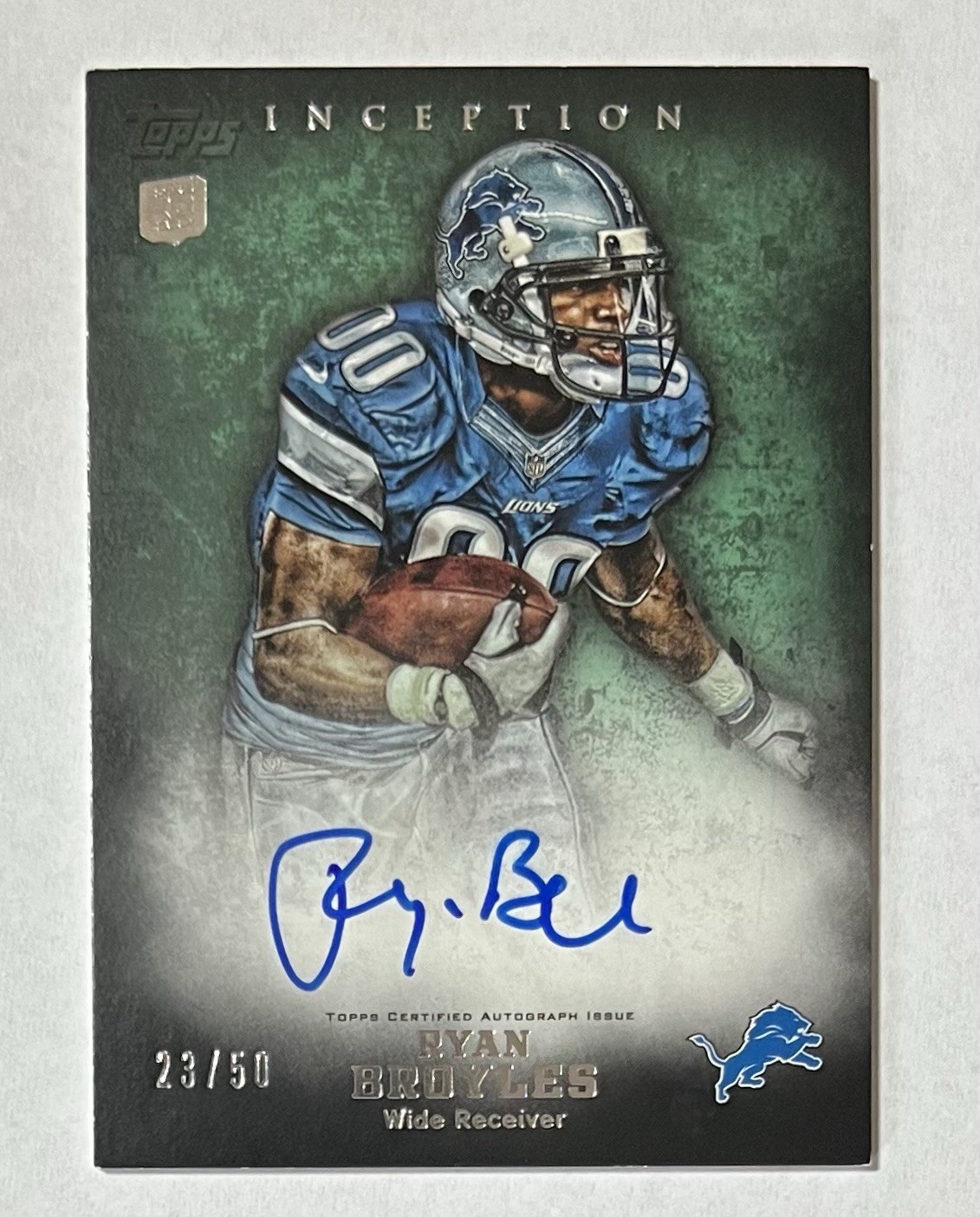 Ryan Broyles Topps Inception #106 Autograph