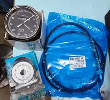 Replica Smiths Speedometer 0-80 Mph + Hub Drive & 54" Cable For Royal Enfield