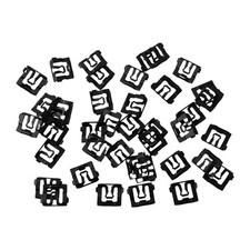 Clips de parabrisas para Ford 64-93 acero inoxidable 40 piezas autopartes negro