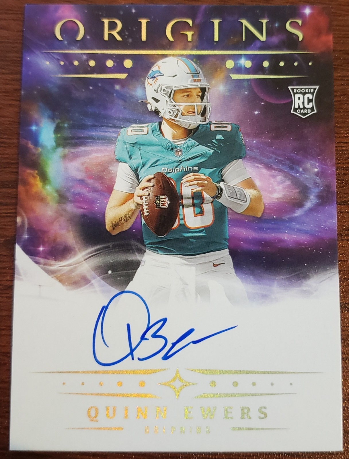 Quinn Ewers Rookie Autographs #RA-QEW (AU, RC) - 2025 Panini Origins