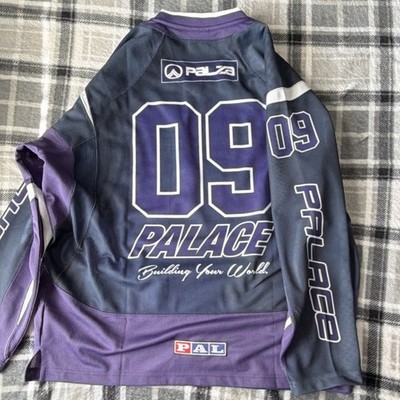 Palace “building your world” hockey jersey size L | eBay