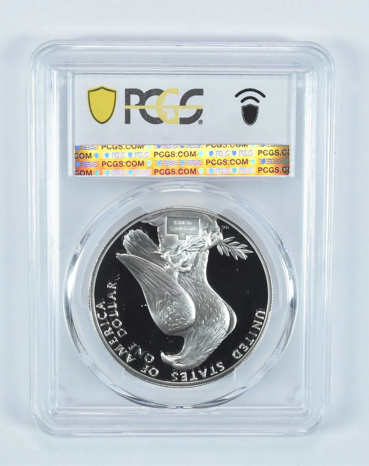 1984-S Olympic Commemorative Dollar PR69 DCAM PCGS Blue Label *1659 - Image 2 of 4