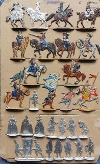 Zinnfiguren Flachfiguren 30mm Konvolut 17./18.Jahrhundert