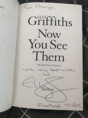 RARE Elly Griffiths Signed 1st Edition Book, Crime Novel Brighton Mystery GC - Image 1 of 4