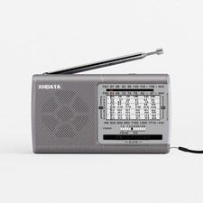 XHDATA D-219 Portable AM FM Small Radio Battery Operated Speaker Great Reception