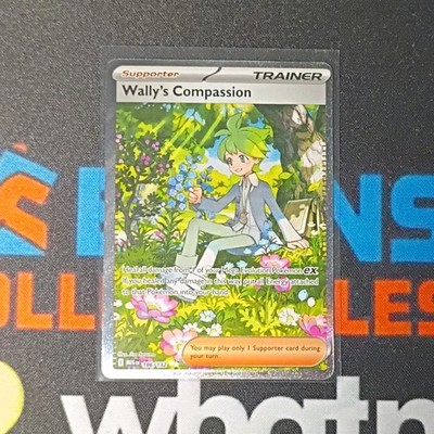 Wally's Compassion 186/132 ME01 Mega Evolution Holo SIR Eng Jiro Sasuma