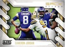 2022 Score Sack Attack Cameron Jordan #SA-CJ New Orleans Saints