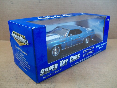 American Muscle~Super Toy Cars~Hidden Treasures~1969 Z/28 Camaro~ 1 of 399 ~1:18 - Picture 9 of 12