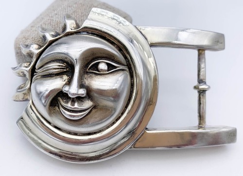 Kieselstein Cord Sterling Sun Belt Buckle - 第 9/12 張圖片