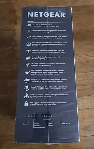 NETGEAR Nighthawk X8 AC5300 Smart WiFi Router - Picture 2 of 6