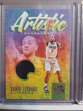 Kawhi Leonard 2019-20 Court Kings Basketball Jersey card  #’d 38/149 Clippers