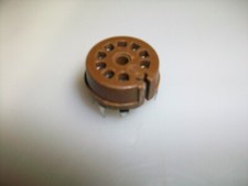 MIL SPEC MICALEX 9 PIN PC TUBE SOCKETS MADE IN USA.