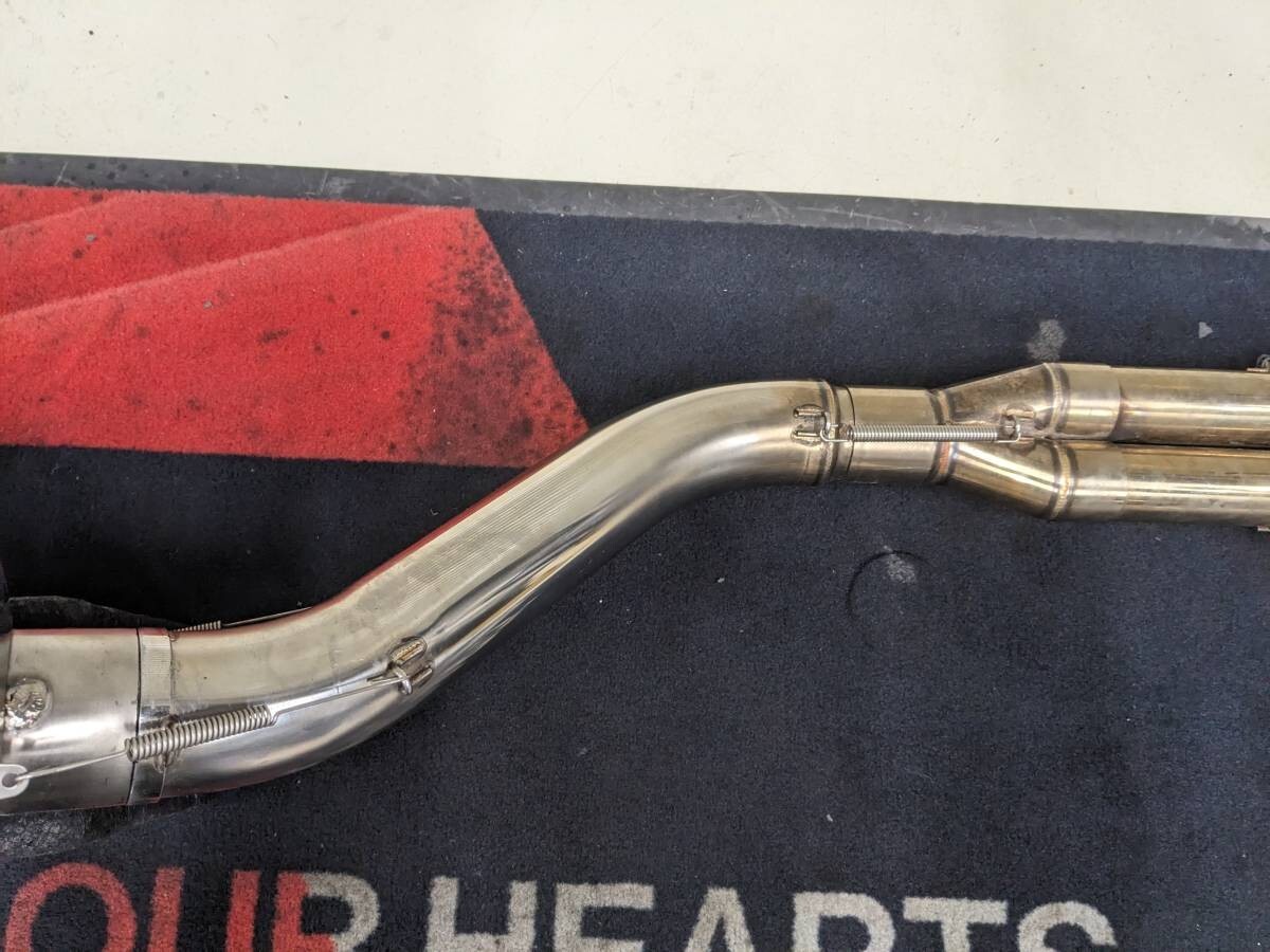 KAWASAKI ZX-9R Type-E, F TSUKIGI-Racing Full Exhaust Pipe +