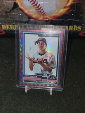 2023 Panini USA Stars & Stripes Red Stars Prizm #39 James Tronstein #d /149