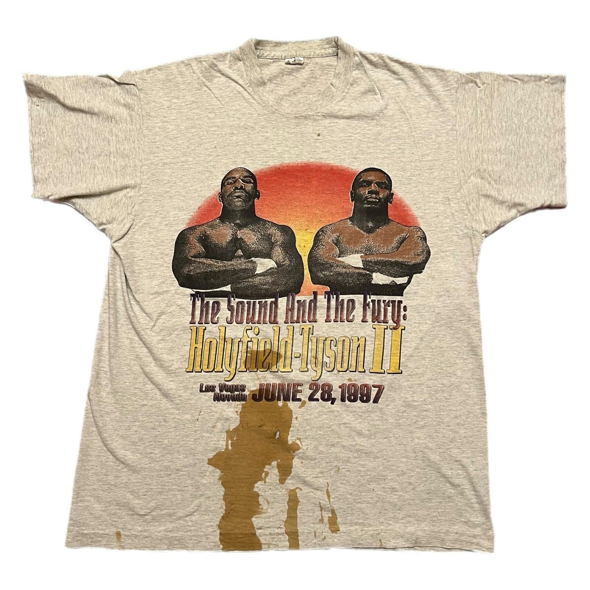 Vintage 1997 WBA Mike Tyson VS Evander Holyfield MADE IN USA