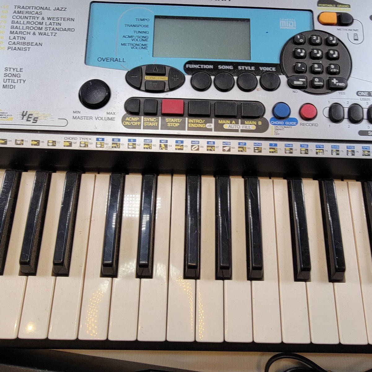 Yamaha PSR-225GM Portatone 61-Key Electronic Keyboard W/M