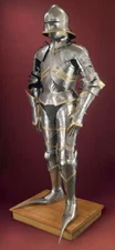 Antique German Gothic Full Body Suit Of Armor 15th Century Larp Armory Suit 