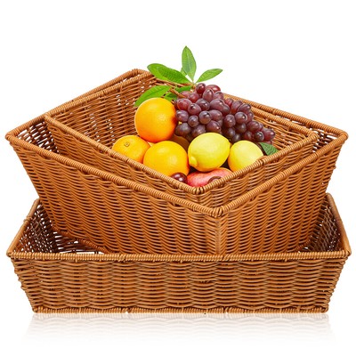  3 Pcs Vorratsbehälter Three-dimensional Baskets Multifunctional