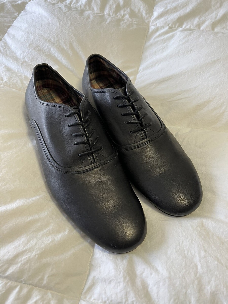 Bed Stu Black Leather Oxfords BED STU Leather Wingtip Rustic Black Sz 9.5 Mens Casual  main image 4