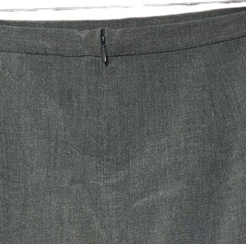 Michael Kors Womens Gray Back Zipper Lined Classic Skirt Size 6 - Picture 4 of 7