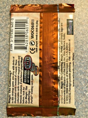 MTG - Factory sealed English Urza's Saga booster pack | eBay