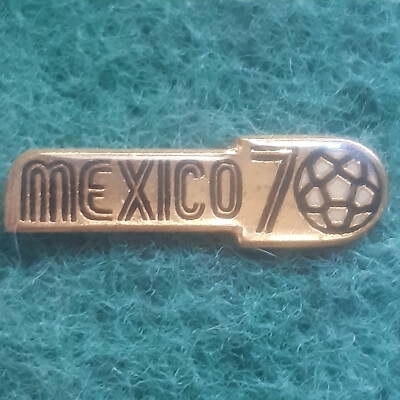 Fußball WM FIFA MEXIKO 1970 Vintage alter Stick Pin Anstecker.