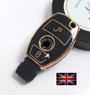 Für Mercedes E G Gl M R S SL SLK VITO Klasse 2 Tasten Schlüssel Fernbedienung Abdeckung Etui Fob 5