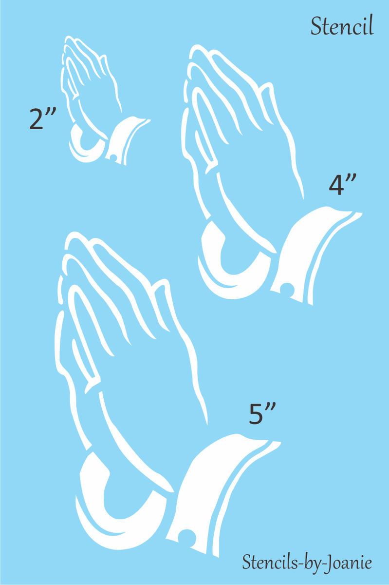 Praying Hands Stencil praying-hands-stencil