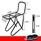 Stahl MTB Fahrradkorb Frontgepäckträger Fahrrad Vorne Gepäckträger GepäcktascheZ