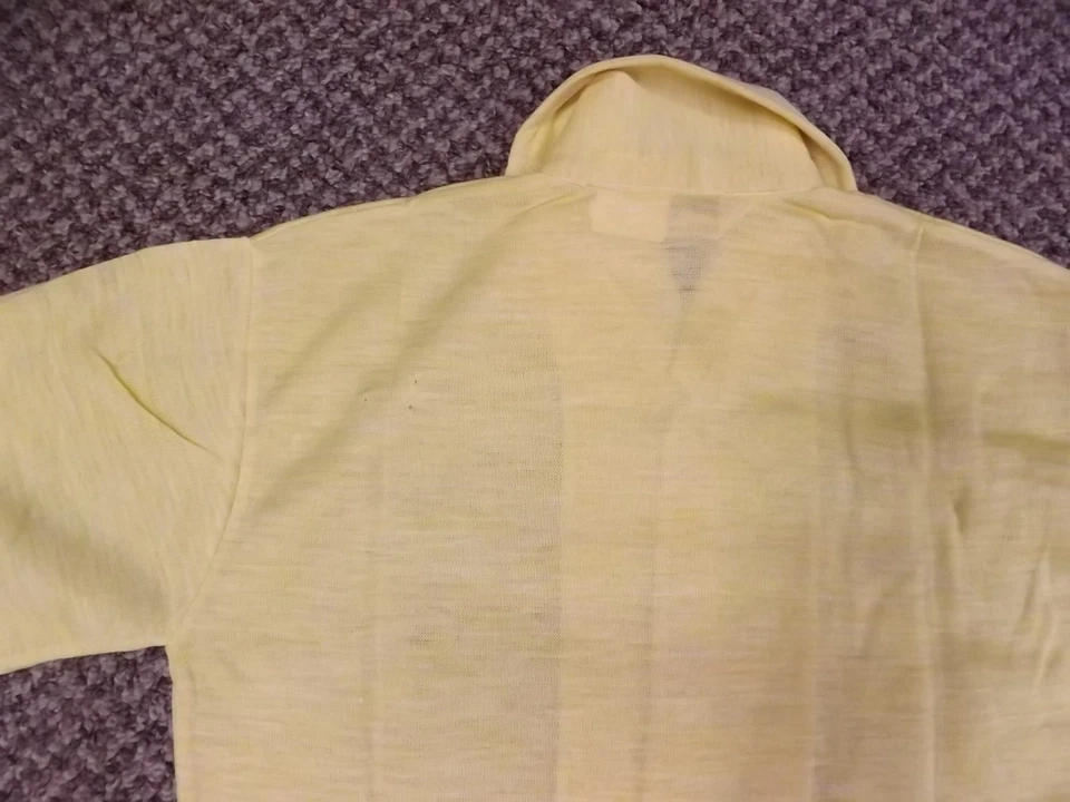 Rockabilly De Colección Años 50 NUEVA Camisa Deportiva Amarilla 50/50 Cintura con Bandas de Verano Niños Talla 4 Foto 4 de 4