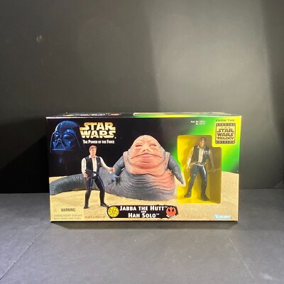 Star Wars Power of the Force Trilogy Special Edition JABBA THE HUTT and HAN SOLO