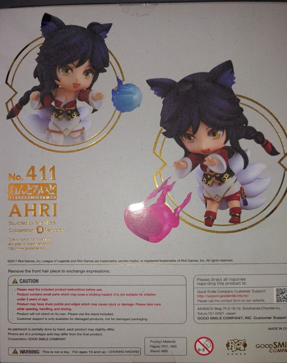 League of Legends Ahri Nendoroid No.411 Good Smile Company League of Legends Ahri Nendoroid No.411 Good Smile Company