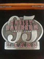 Vintage Harley Davidson Belt Buckle 95th Anniversary #1483/6100 Limited Edition